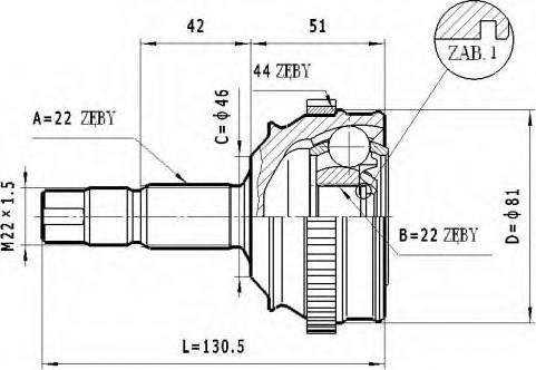 Statim C.170 - Jeu de joints, arbre de transmission cwaw.fr