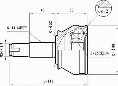 Statim C.172 - Jeu de joints, arbre de transmission cwaw.fr