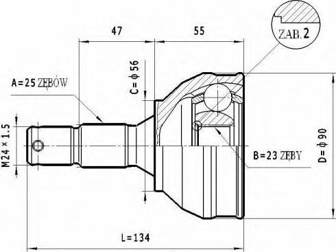 Statim C.342 - Jeu de joints, arbre de transmission cwaw.fr