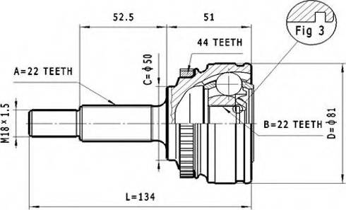 Statim C.382 - Jeu de joints, arbre de transmission cwaw.fr