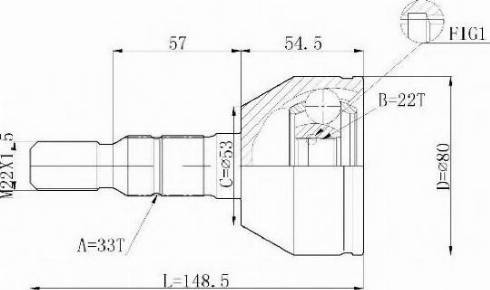 Statim C.241 - Jeu de joints, arbre de transmission cwaw.fr