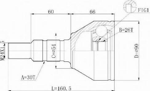 Statim C.243 - Jeu de joints, arbre de transmission cwaw.fr