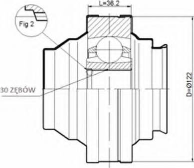 Statim CW.044 - Jeu de joints, arbre de transmission cwaw.fr