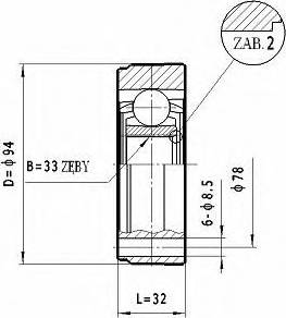 Statim CW.048 - Jeu de joints, arbre de transmission cwaw.fr