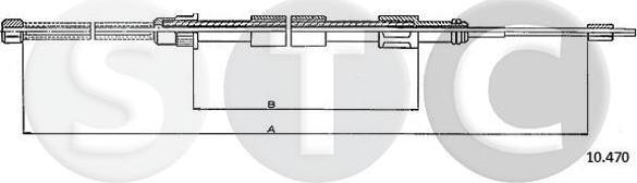 STC T480313 - Tirette à câble, frein de stationnement cwaw.fr