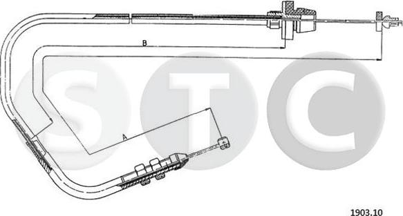 STC T481499 - Câble d'accélération cwaw.fr