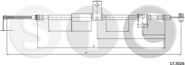 STC T483349 - Tirette à câble, frein de stationnement cwaw.fr