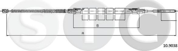 STC T483290 - Tirette à câble, frein de stationnement cwaw.fr