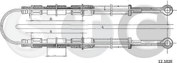 STC T483243 - Tirette à câble, frein de stationnement cwaw.fr