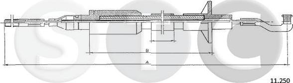 STC T482380 - Tirette à câble, commande d'embrayage cwaw.fr