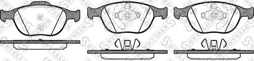 Stellox 995 000-SX - Kit de plaquettes de frein, frein à disque cwaw.fr