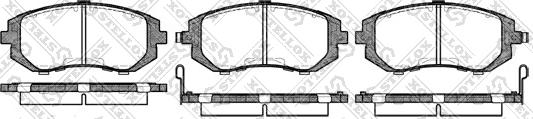 Stellox 962 002B-SX - Kit de plaquettes de frein, frein à disque cwaw.fr