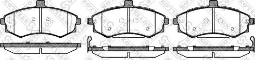 Stellox 904 002B-SX - Kit de plaquettes de frein, frein à disque cwaw.fr