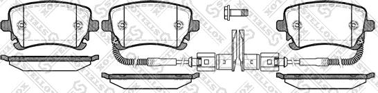 Stellox 908 002-SX - Kit de plaquettes de frein, frein à disque cwaw.fr