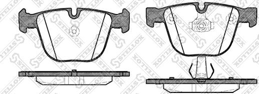 Stellox 903 000-SX - Kit de plaquettes de frein, frein à disque cwaw.fr