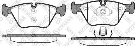 Stellox 974 000B-SX - Kit de plaquettes de frein, frein à disque cwaw.fr