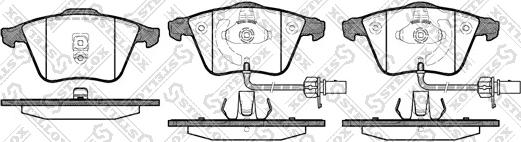 Stellox 975 002BL-SX - Kit de plaquettes de frein, frein à disque cwaw.fr