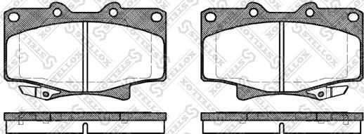 Stellox 440 004-SX - Kit de plaquettes de frein, frein à disque cwaw.fr