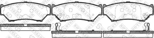 Stellox 400 012-SX - Kit de plaquettes de frein, frein à disque cwaw.fr