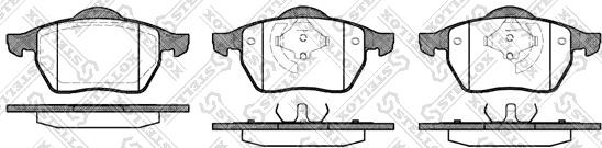 Stellox 401 001B-SX - Kit de plaquettes de frein, frein à disque cwaw.fr