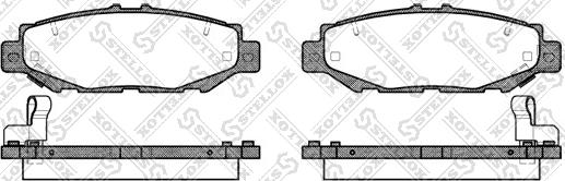 Stellox 435 004-SX - Kit de plaquettes de frein, frein à disque cwaw.fr