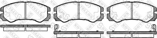 Stellox 436 002B-SX - Kit de plaquettes de frein, frein à disque cwaw.fr