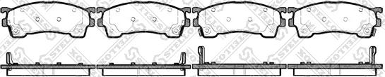 Stellox 426 004-SX - Kit de plaquettes de frein, frein à disque cwaw.fr