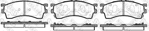 Stellox 426 012B-SX - Kit de plaquettes de frein, frein à disque cwaw.fr