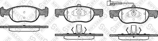 Stellox 599 011B-SX - Kit de plaquettes de frein, frein à disque cwaw.fr