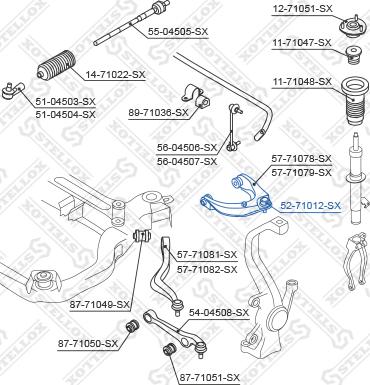 Stellox 52-71012-SX - Rotule de suspension cwaw.fr