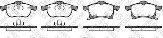 Stellox 694 002BL-SX - Kit de plaquettes de frein, frein à disque cwaw.fr