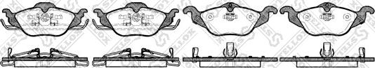 Stellox 695 002B-SX - Kit de plaquettes de frein, frein à disque cwaw.fr