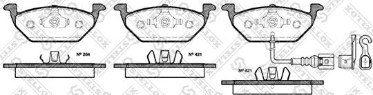 Stellox 644 021B-SX - Kit de plaquettes de frein, frein à disque cwaw.fr