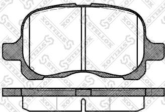 DJ Parts BP1065 - Kit de plaquettes de frein, frein à disque cwaw.fr