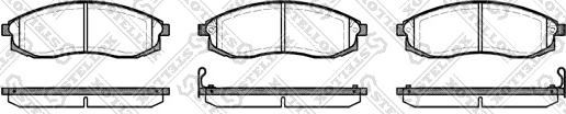 Stellox 609 002-SX - Kit de plaquettes de frein, frein à disque cwaw.fr