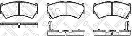 Stellox 603 052B-SX - Kit de plaquettes de frein, frein à disque cwaw.fr