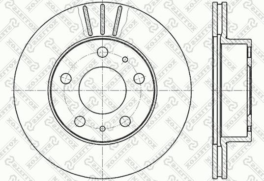 Stellox 6020-9946V-SX - Disque de frein cwaw.fr