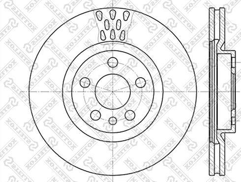 Stellox 6020-9942V-SX - Disque de frein cwaw.fr