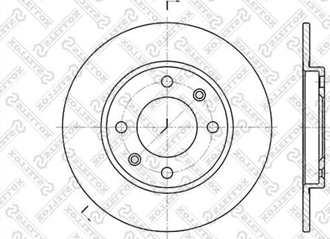 Stellox 6020-9947-SX - Disque de frein cwaw.fr