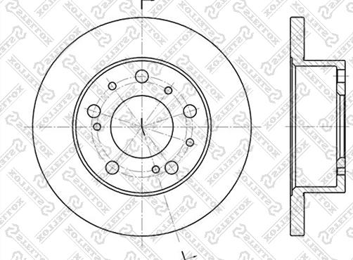 Stellox 6020-9908-SX - Disque de frein cwaw.fr