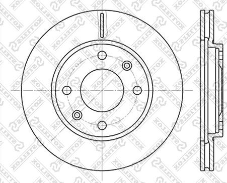 Stellox 6020-9918V-SX - Disque de frein cwaw.fr