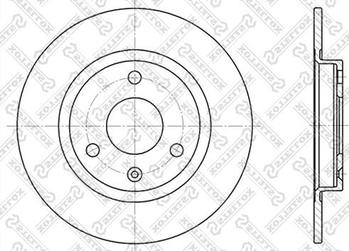 Stellox 6020-9917-SX - Disque de frein cwaw.fr