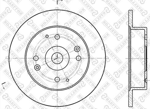 Stellox 6020-9939-SX - Disque de frein cwaw.fr