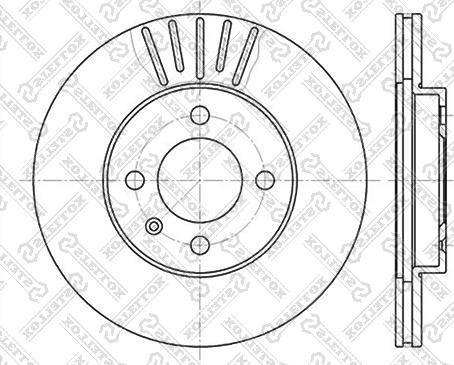 Stellox 6020-9934V-SX - Disque de frein cwaw.fr