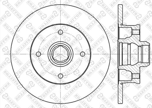 Stellox 6020-9935-SX - Disque de frein cwaw.fr