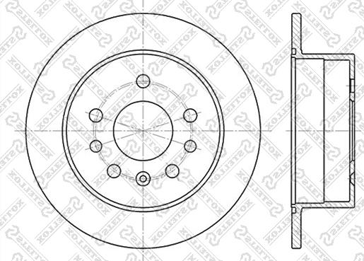 Stellox 6020-9938-SX - Disque de frein cwaw.fr