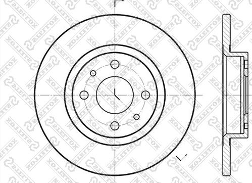 Stellox 6020-9932-SX - Disque de frein cwaw.fr