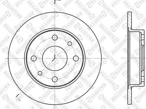 Stellox 6020-9922-SX - Disque de frein cwaw.fr