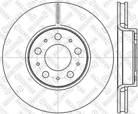 Stellox 6020-4841V-SX - Disque de frein cwaw.fr