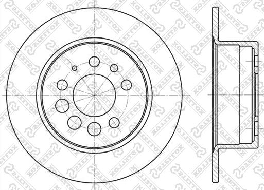 Stellox 6020-4807-SX - Disque de frein cwaw.fr